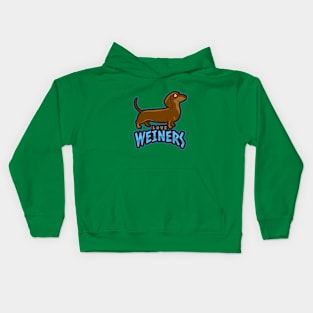 Love Weiners Dachshund dog lovers Kids Hoodie